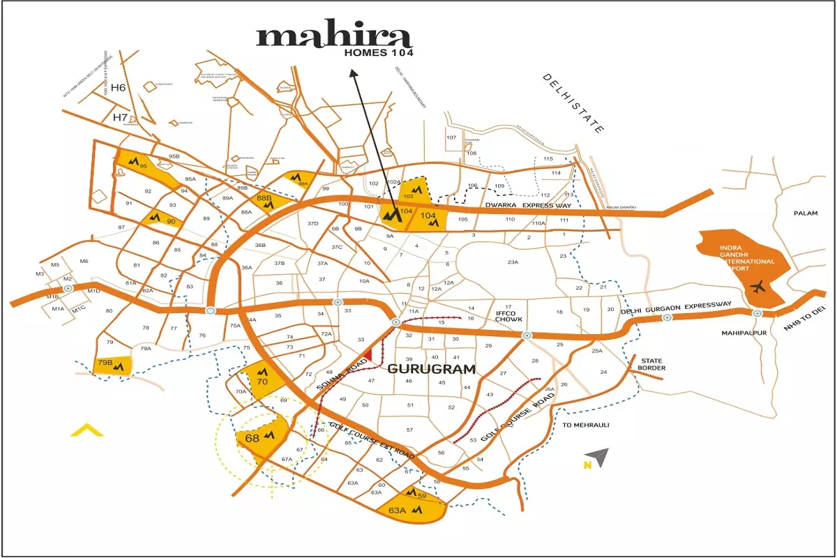 Mahira 104 Location Map